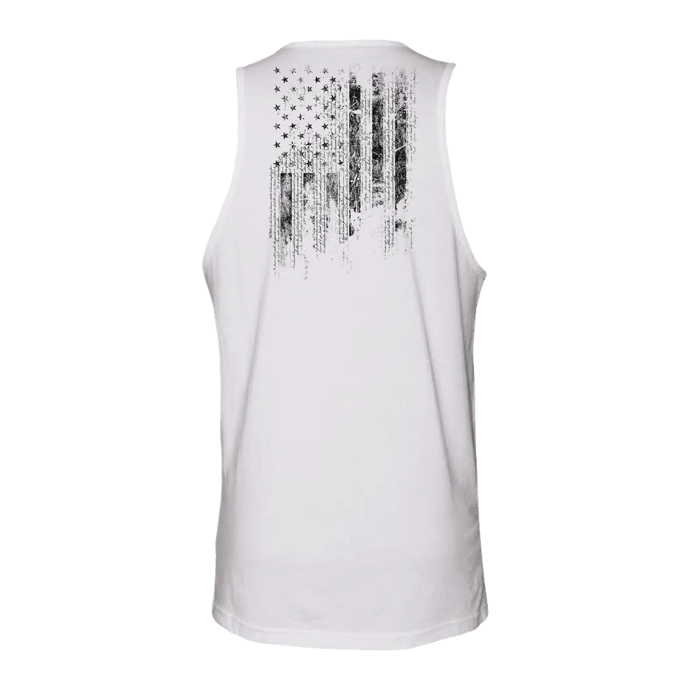 1776 Flag Tank - White