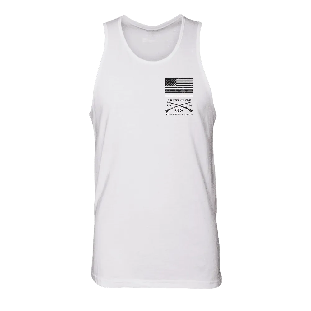 1776 Flag Tank - White