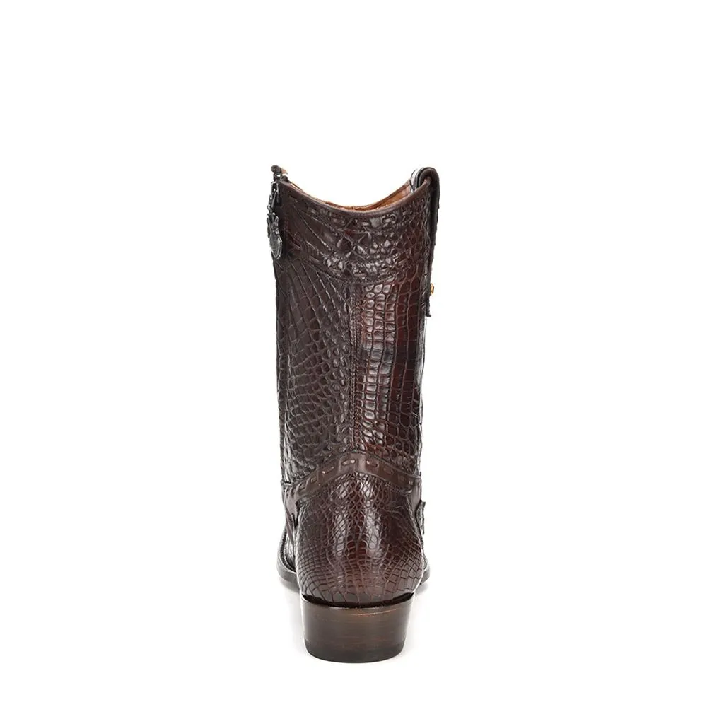 1J28AL - Cuadra honey cowboy and western full alligator leather boots for men