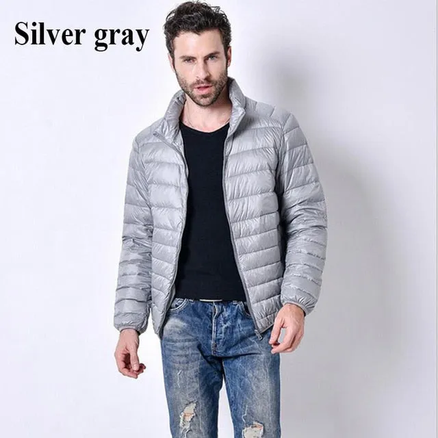 2018 Winter men Ultralight Jacket White Duck Down Jacket Men Down Jackets Outdoors Winter Male Casual down jacketCoat