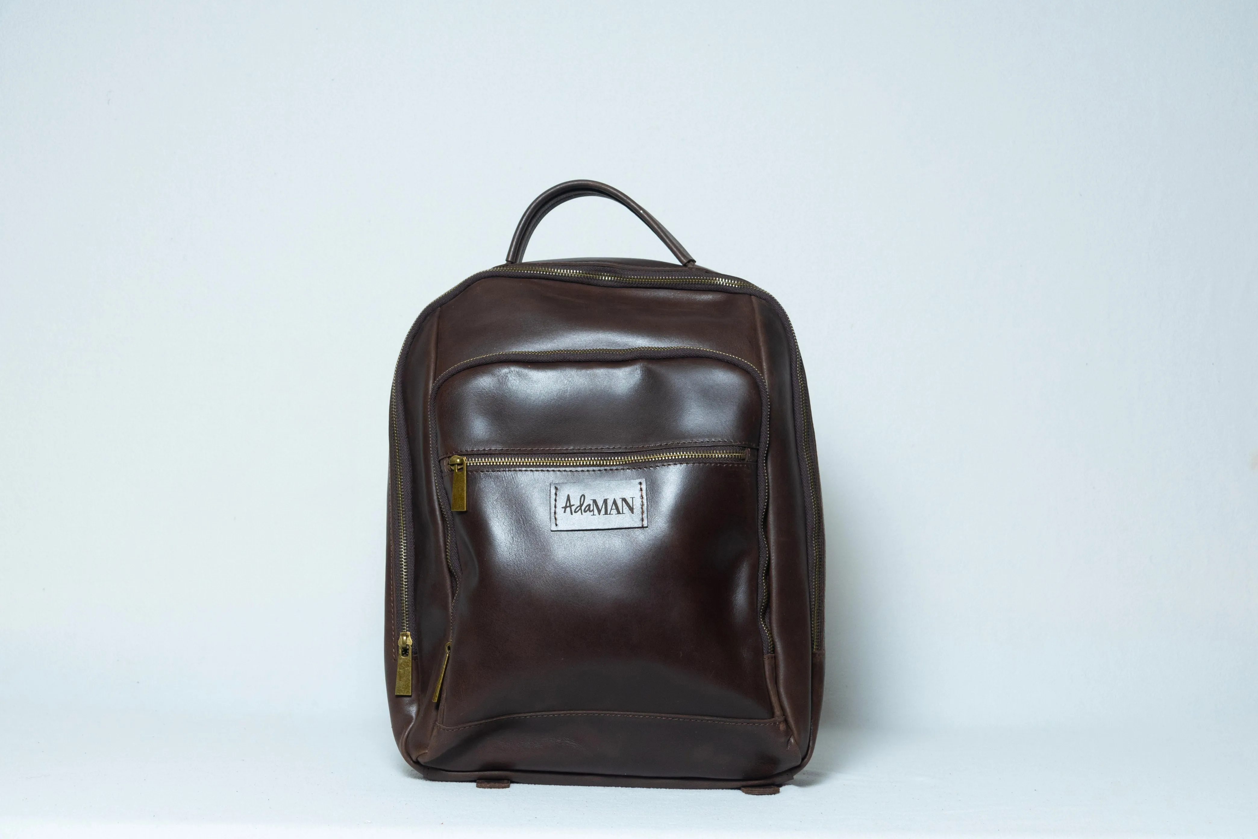 AdaMan Leather  Double Backpack