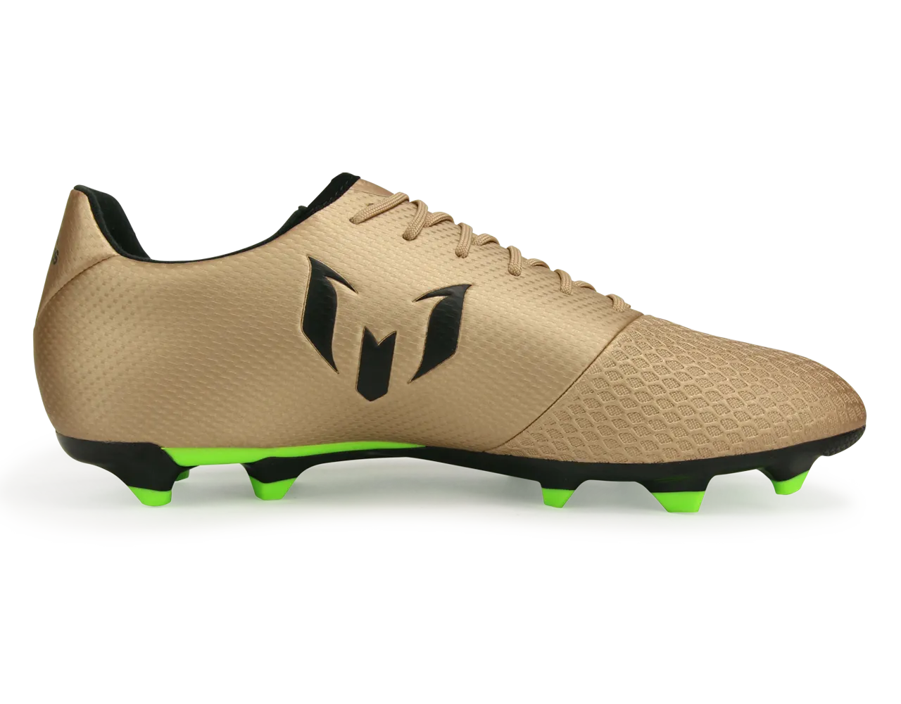 adidas Men's Messi 16.3 FG Copper Metallic/Core Black/Solar Green