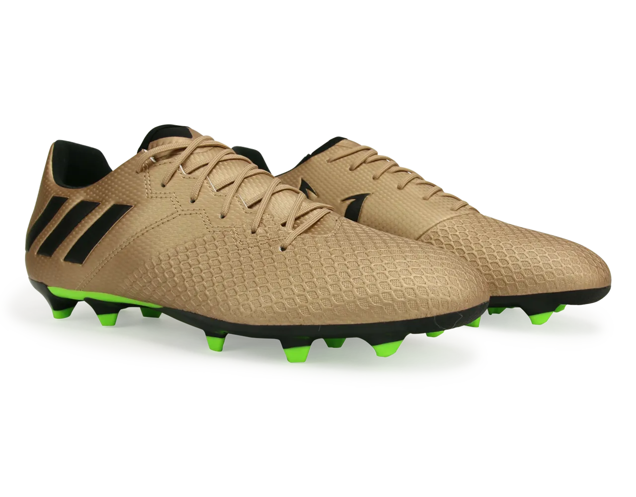 adidas Men's Messi 16.3 FG Copper Metallic/Core Black/Solar Green