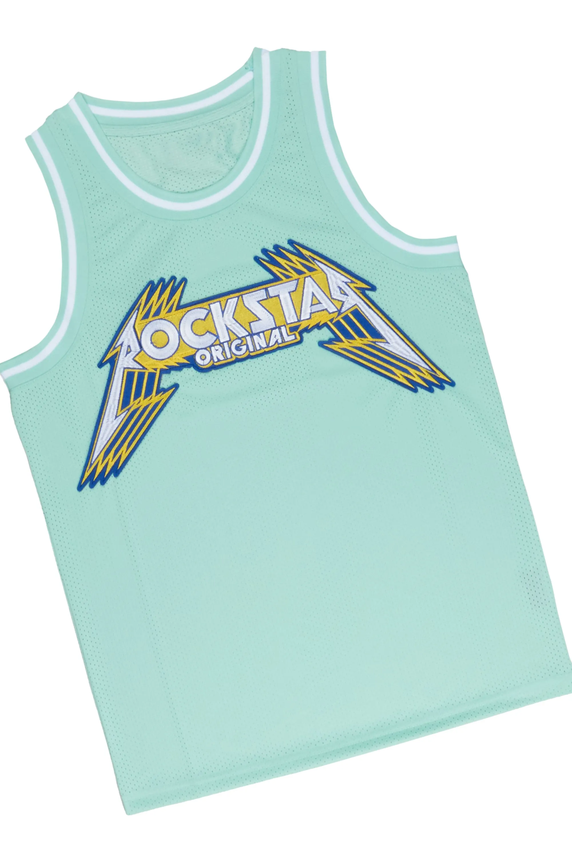 Adomas Mint Jersey Tank Short Set