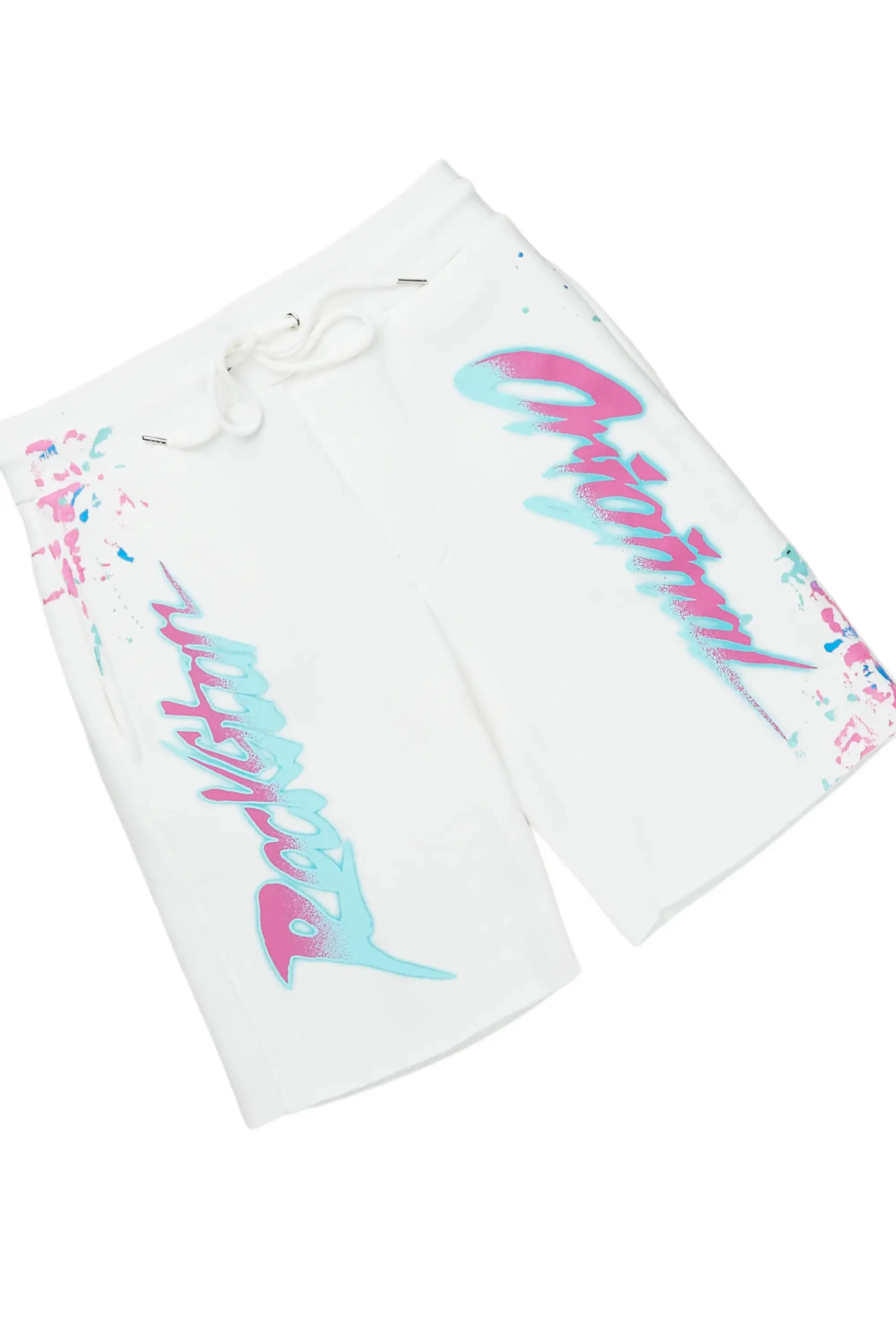 Adriaan White T-Shirt Short Set