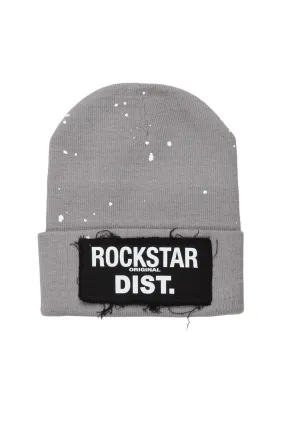 Advik Grey Graphic Beanie