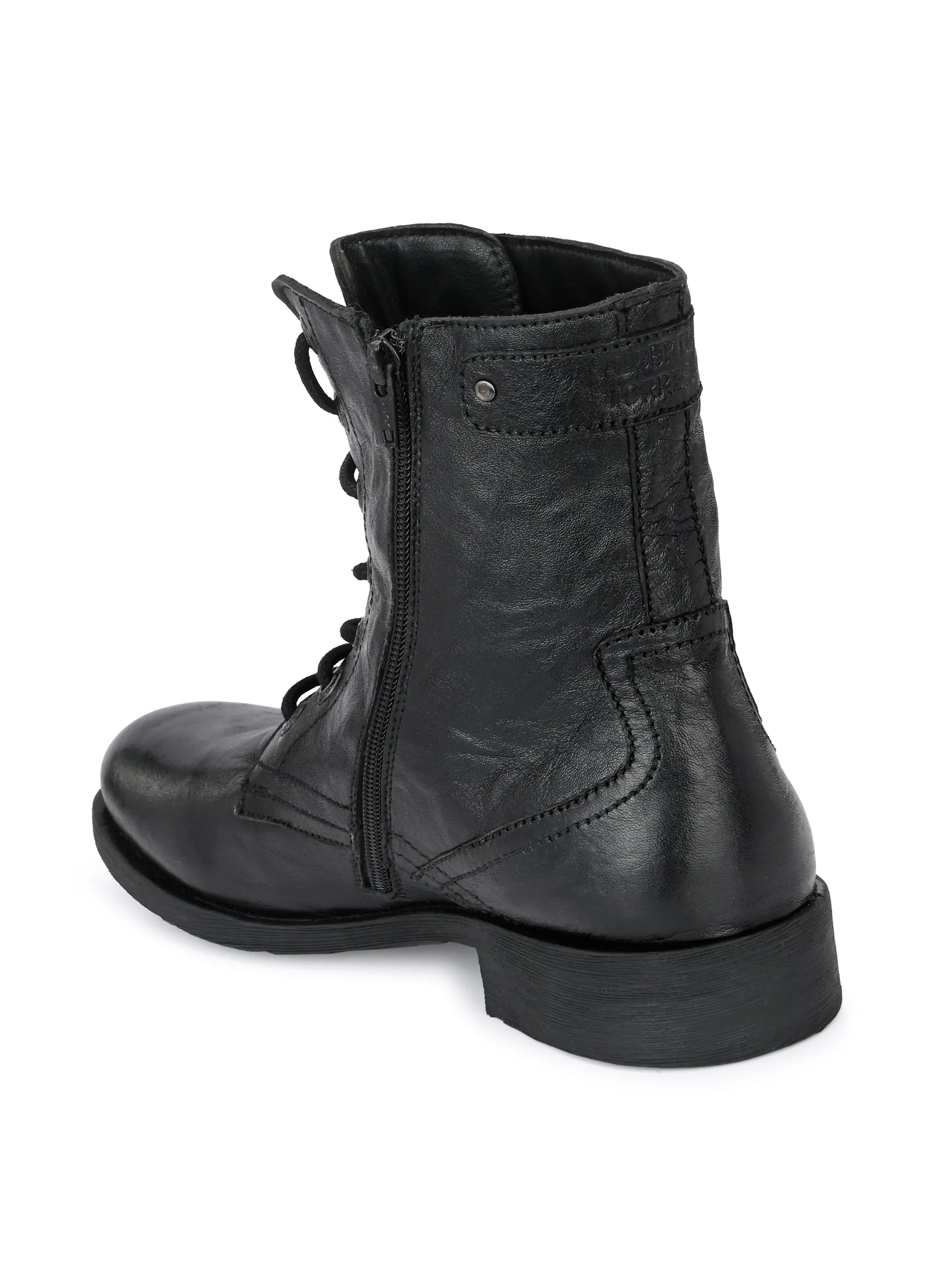 Alberto Torresi Barcus Black Ankle Boots