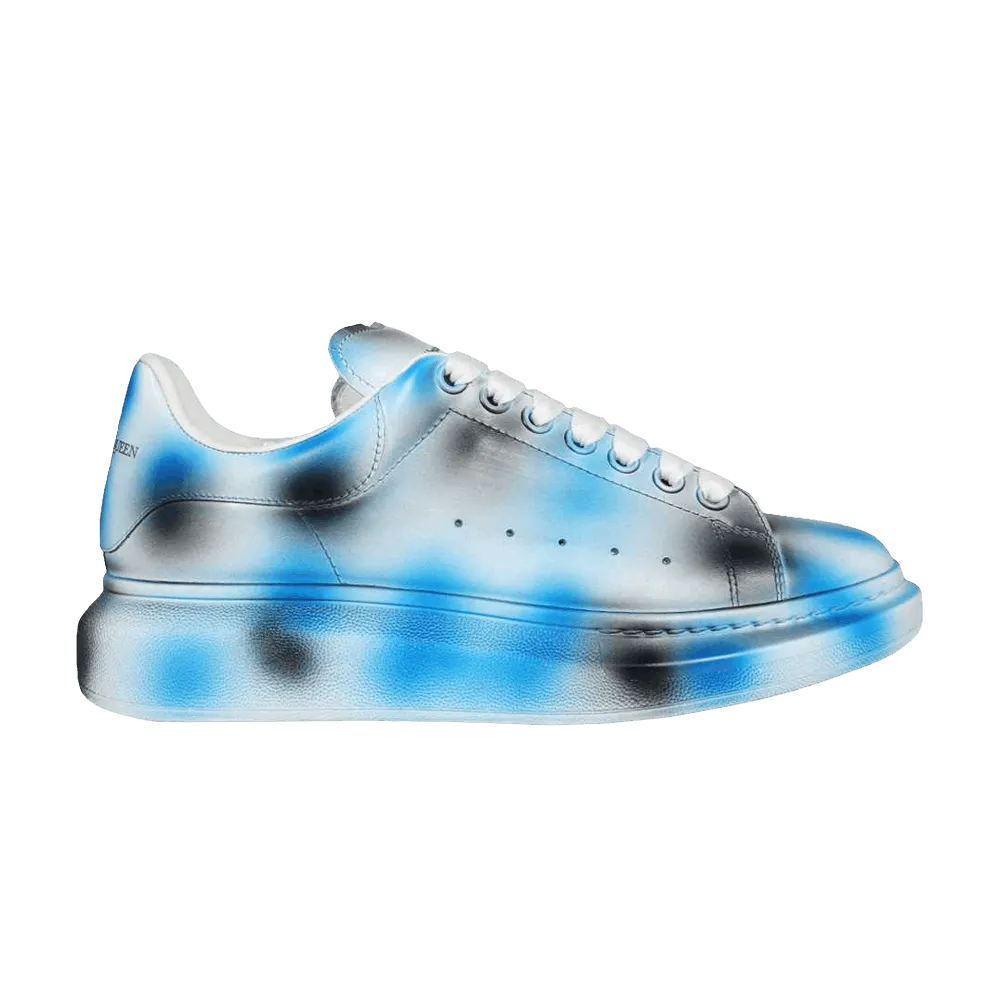 Alexander McQueen Oversized Sneaker 'Spray Paint - Black Blue'