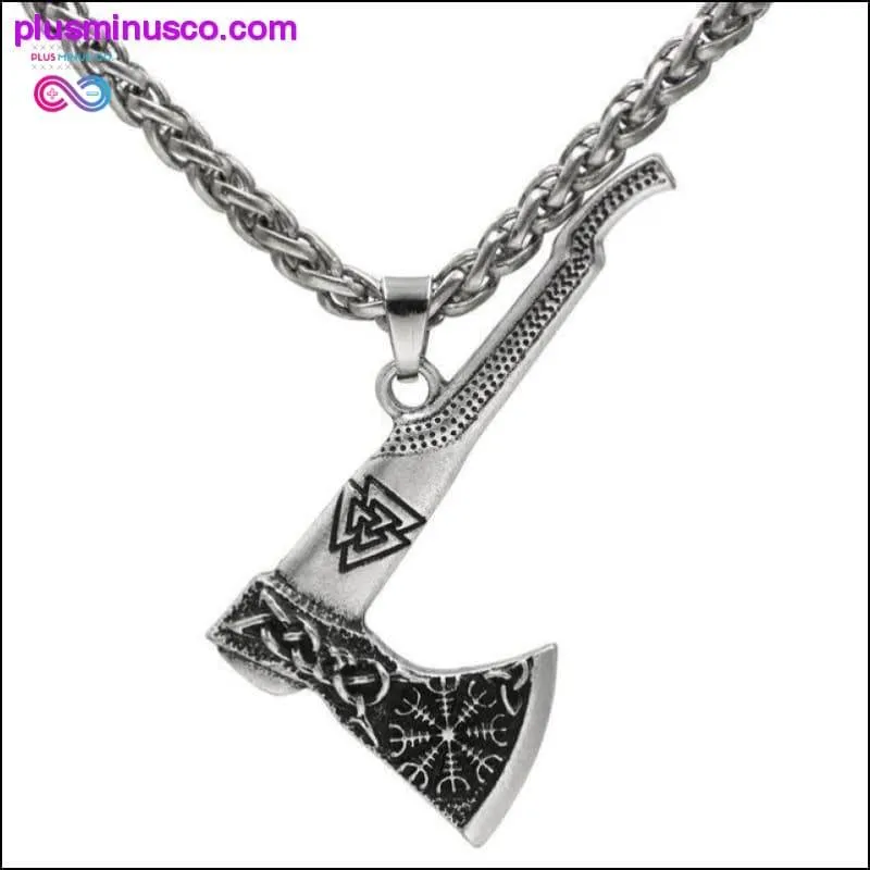 Amulet Viking Necklace and Axe Pendant - Unique Jewelry for