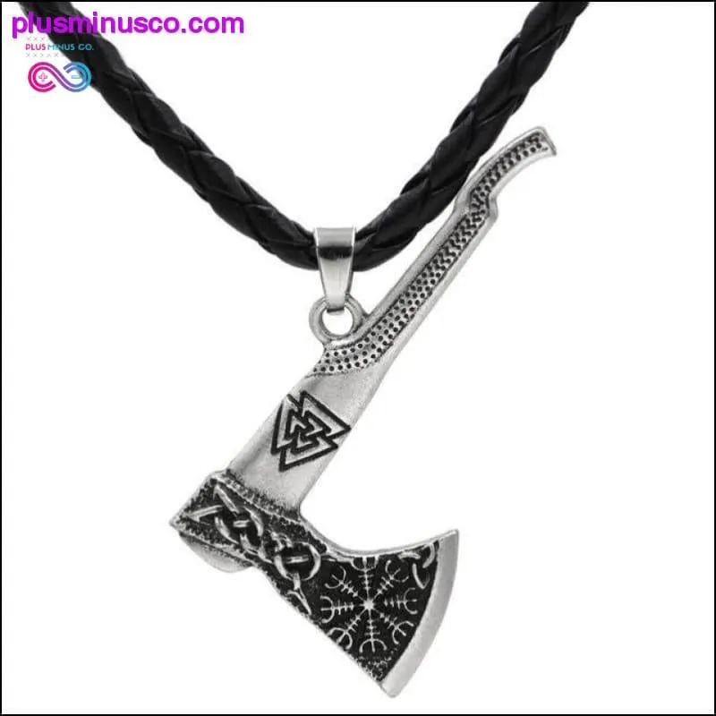 Amulet Viking Necklace and Axe Pendant - Unique Jewelry for