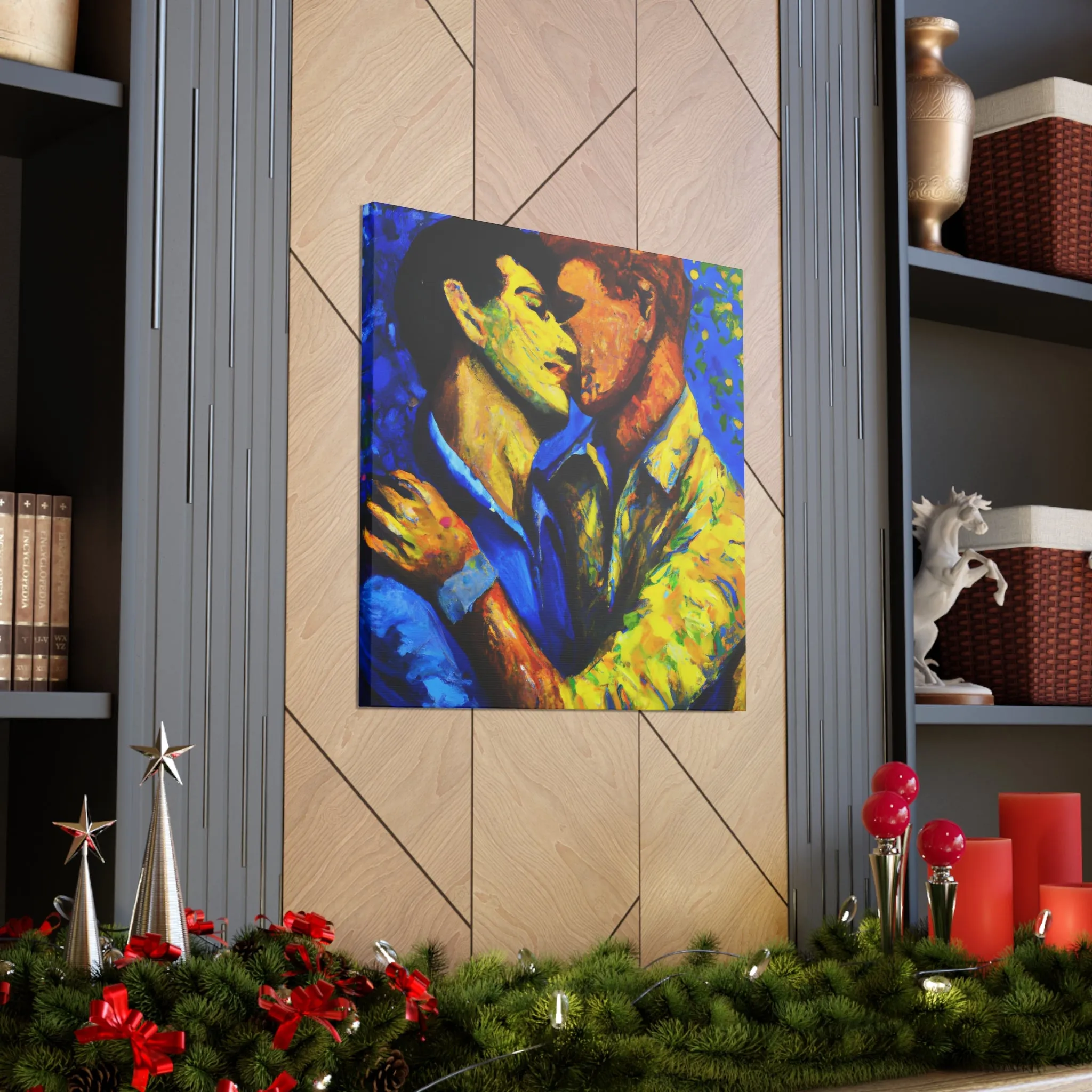 Artella - Gay Couple Wall Art