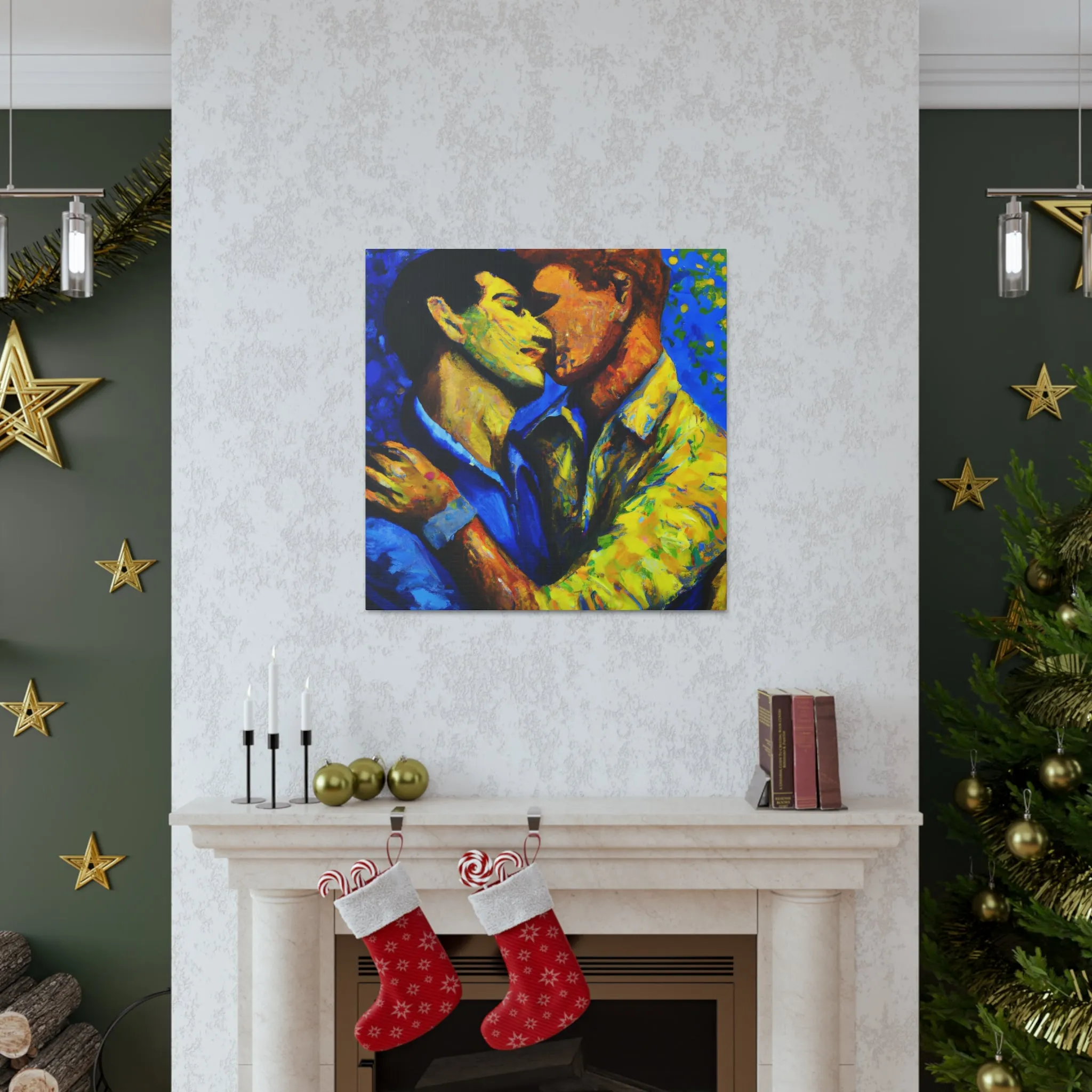 Artella - Gay Couple Wall Art