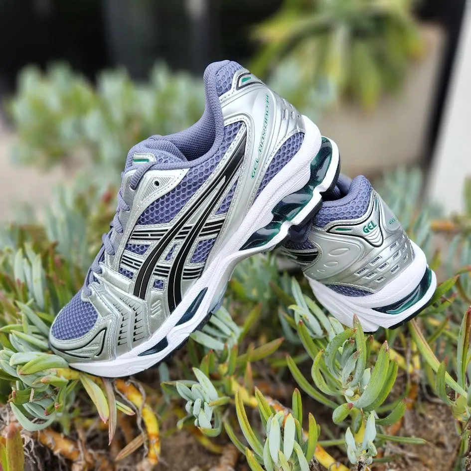 Asics Gel-Kayano 14 Running Shoes - Metropolis Jasper Green Edition for Ultimate Comfort and Support