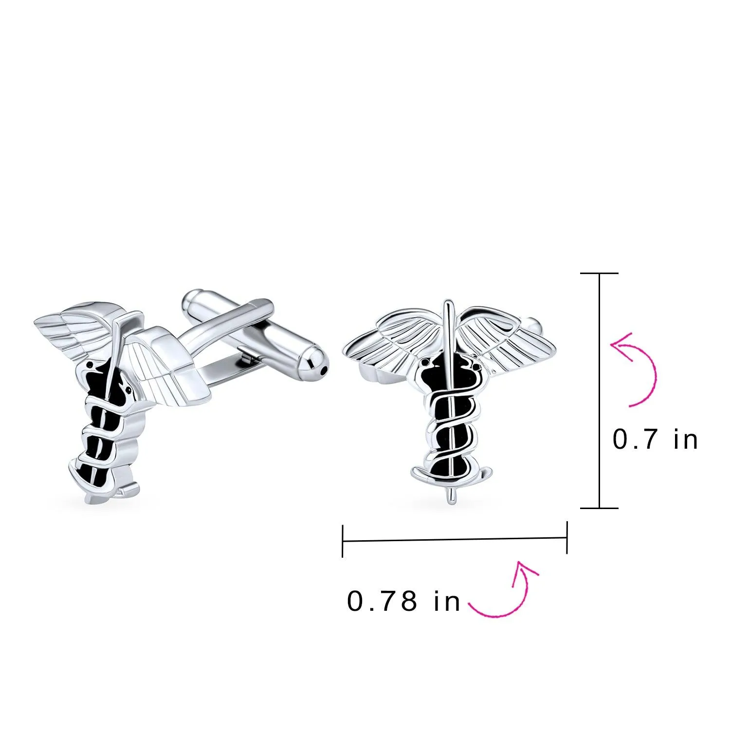 Attorney Judge Lawyer Scale of Justice Libra Cufflinks Stainless Steel