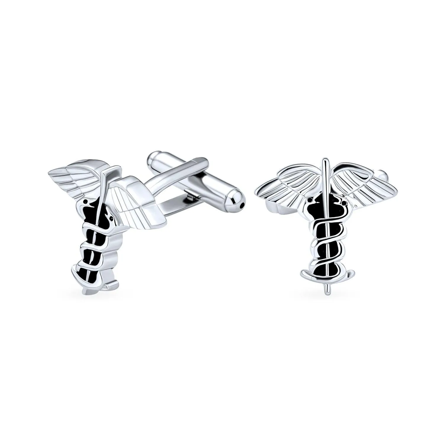 Attorney Judge Lawyer Scale of Justice Libra Cufflinks Stainless Steel