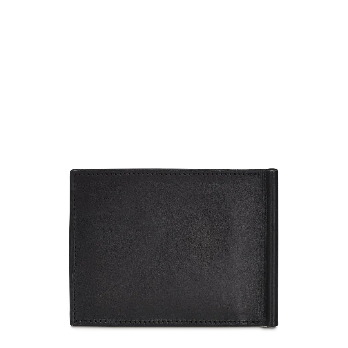 B3043FL - Cuadra black casual fashion leather bi fold wallet for men