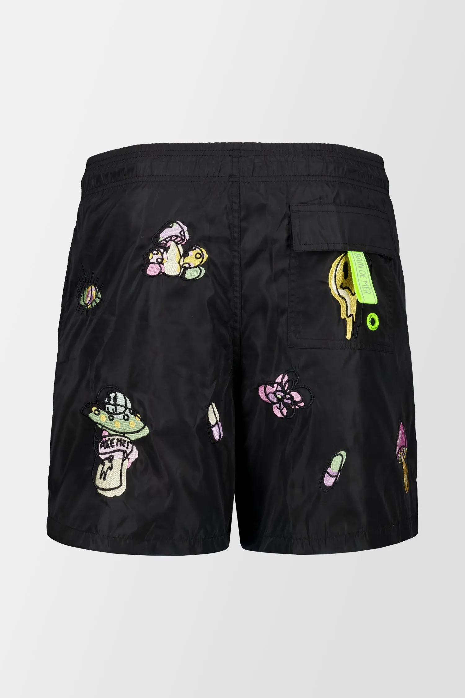 Bain de Mer Black Trip Swim Shorts