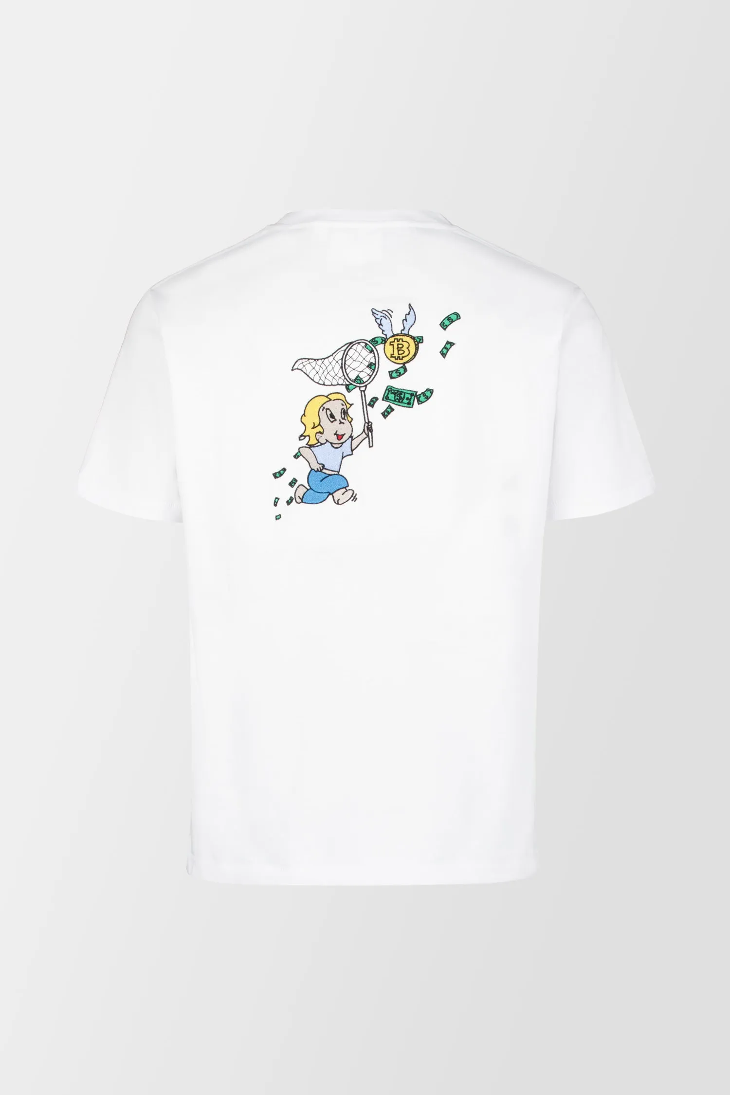 Bain de Mer White Rich Catch the Dollar T-Shirt