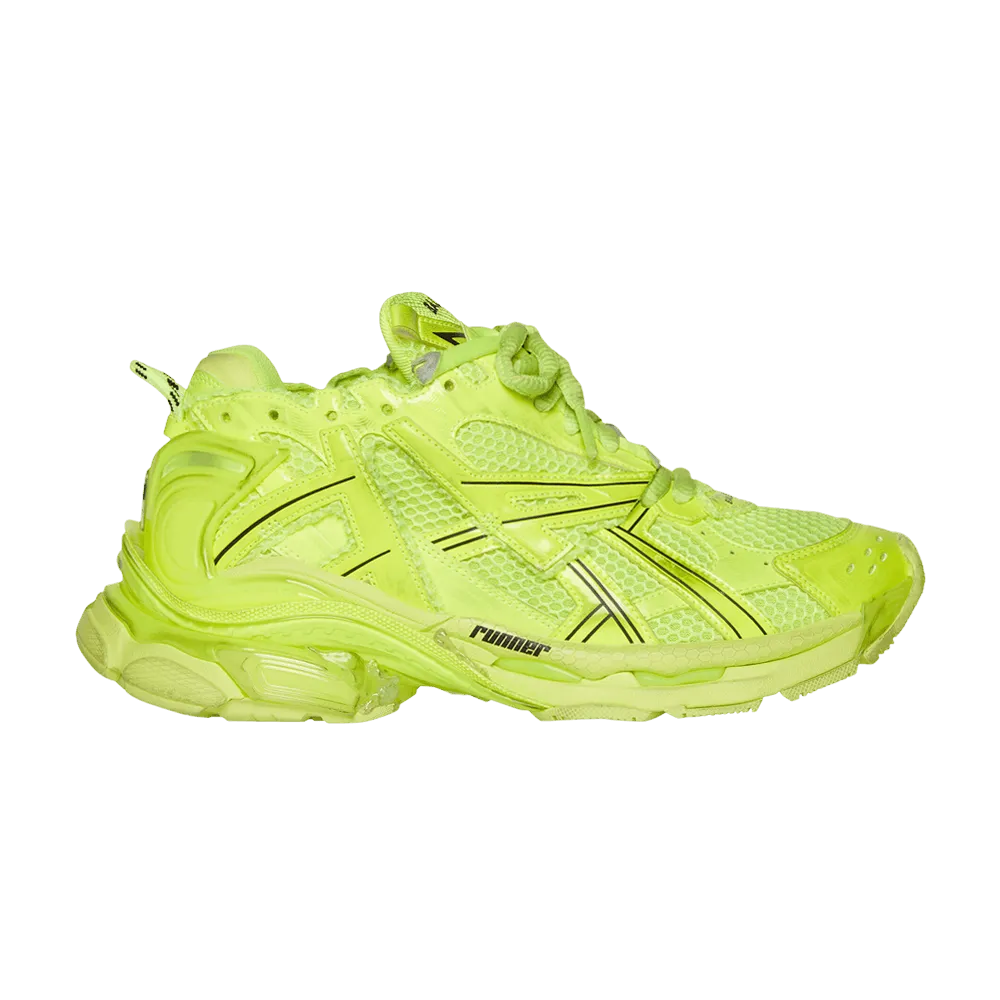 Bright Fluo Yellow Balenciaga Runner Sneaker