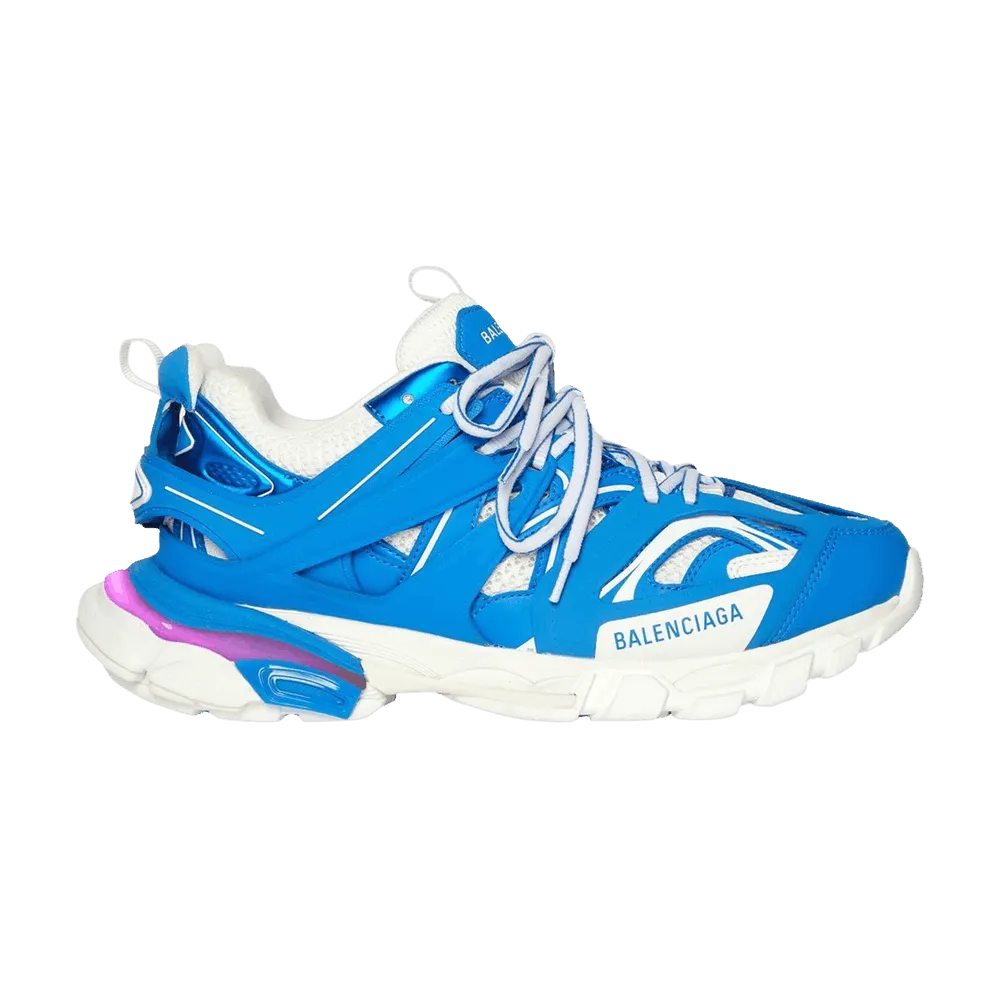 Balenciaga Track LED Sneaker in Blue and White - Stylish Lightweight Performance Shoes