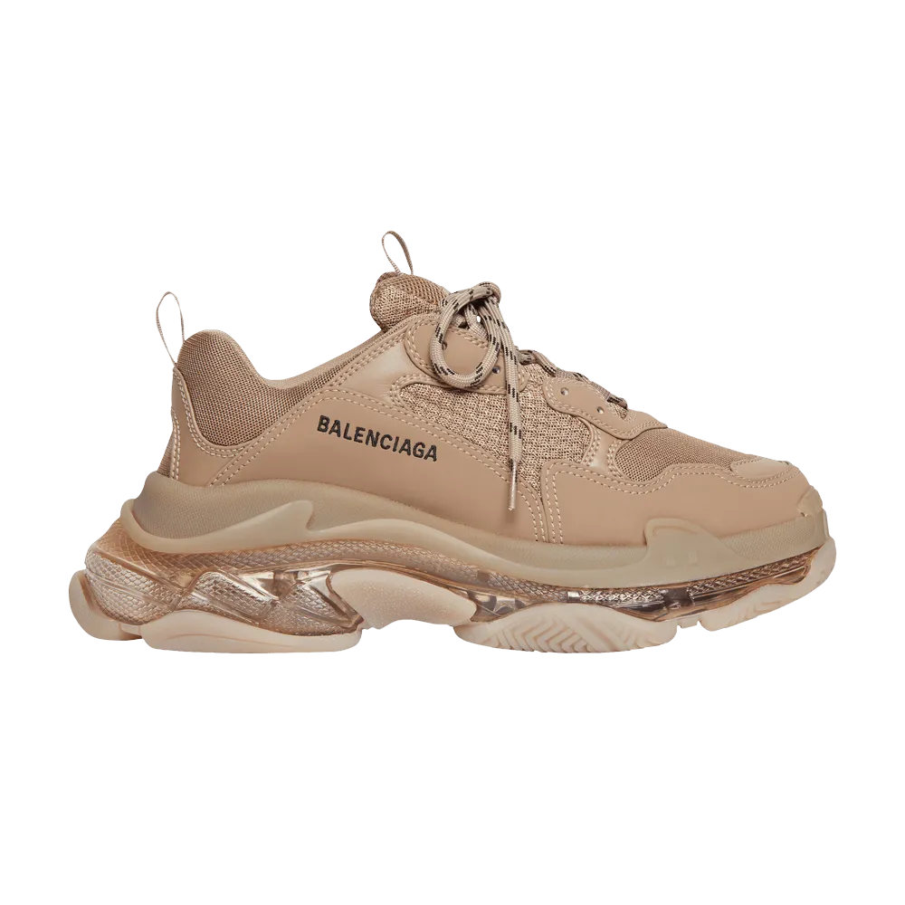 Balenciaga Triple S Sneaker 'Clear Sole - Light Brown'