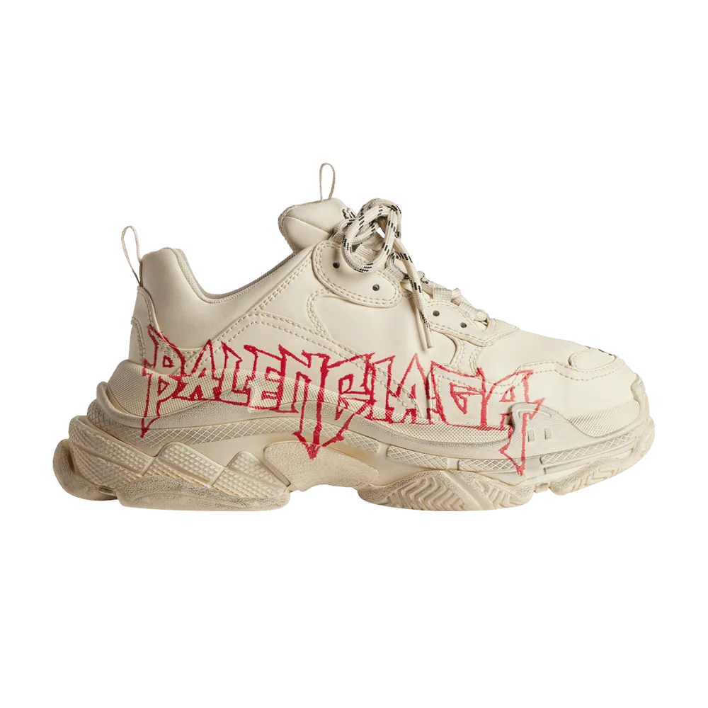 Balenciaga Triple S Sneaker 'DIY Metal - White Red Black'