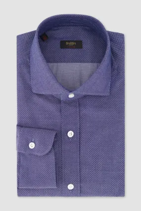 Barba Napoli Blue Classic Shirt