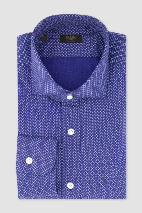 Barba Napoli Blue/White Classic Shirt