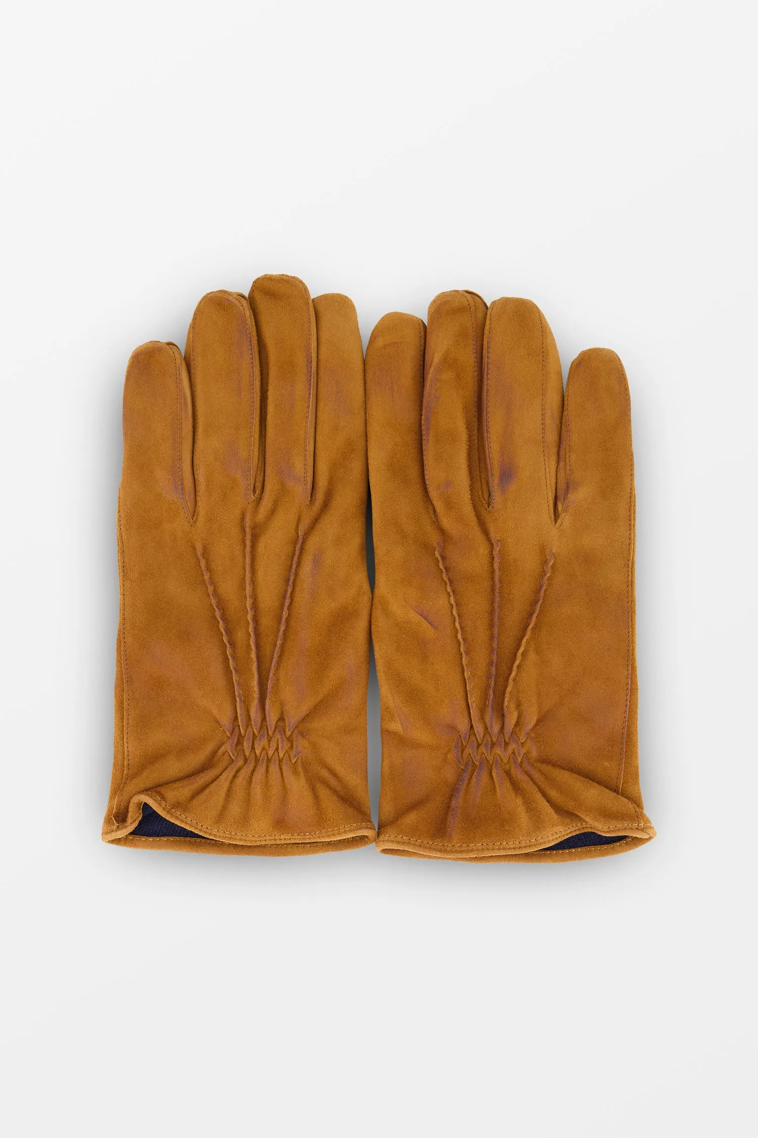 Barba Napoli Brown Leather Gloves