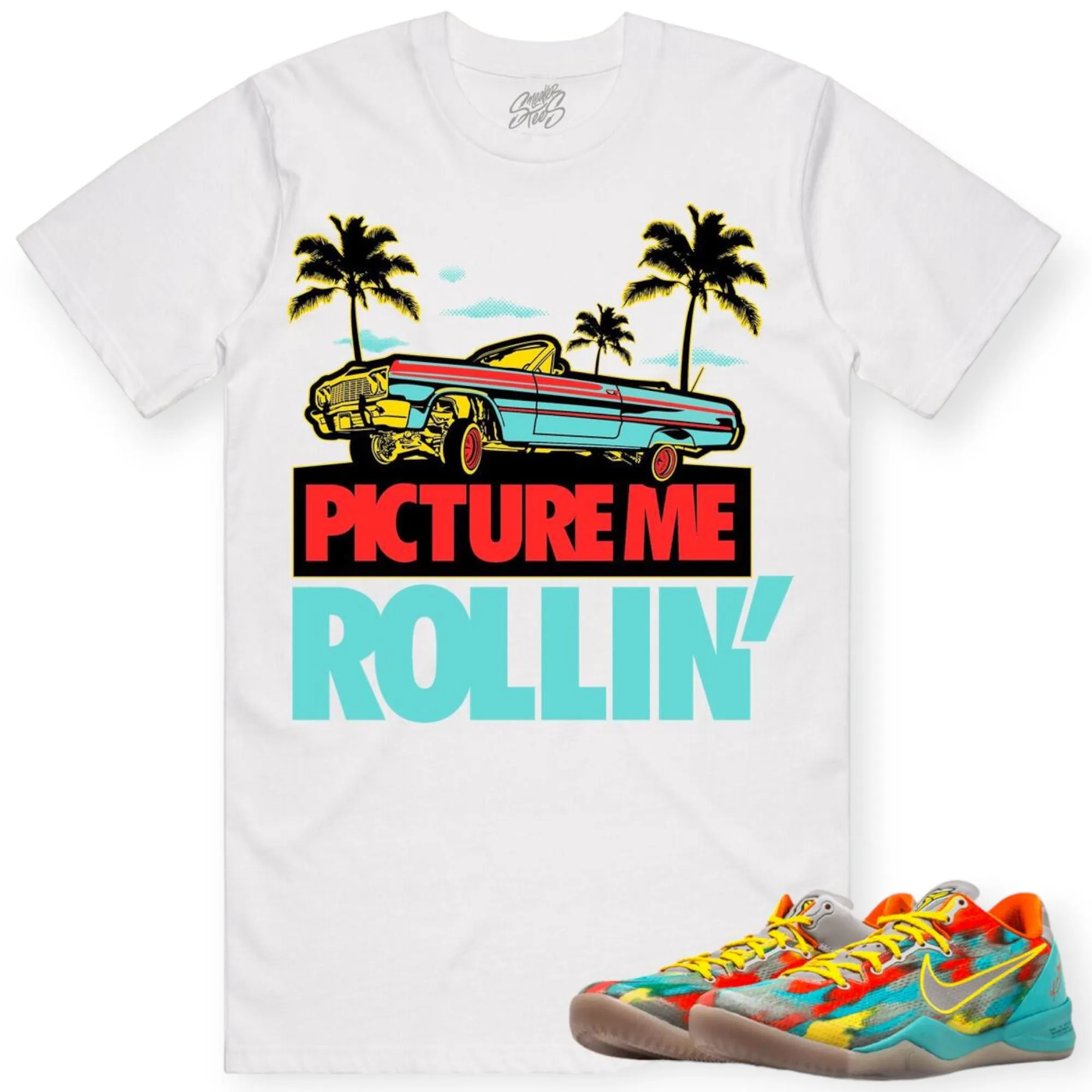 BAWS Men Venice Picture Me Rollin Tee(White)