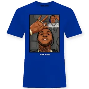 Black Planet Men Video Chat Shirt (Royal)