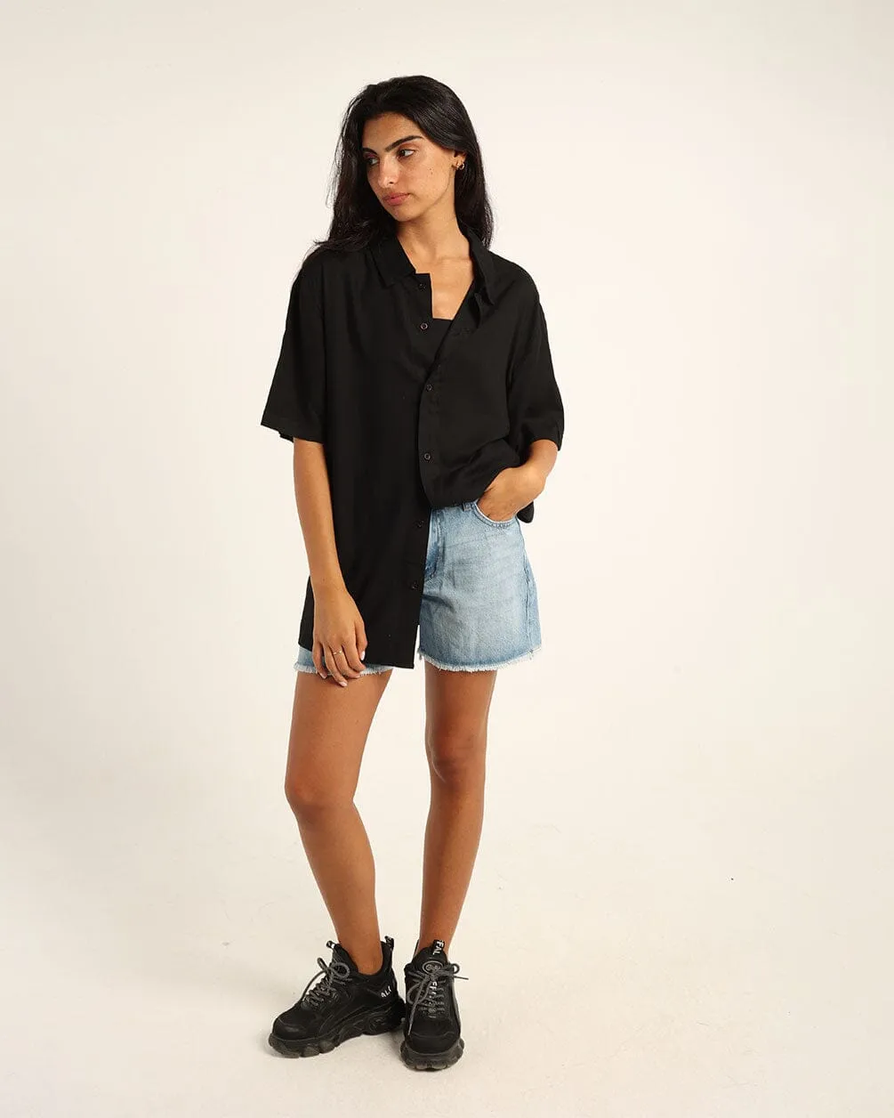 Black Short Sleeve Shirt