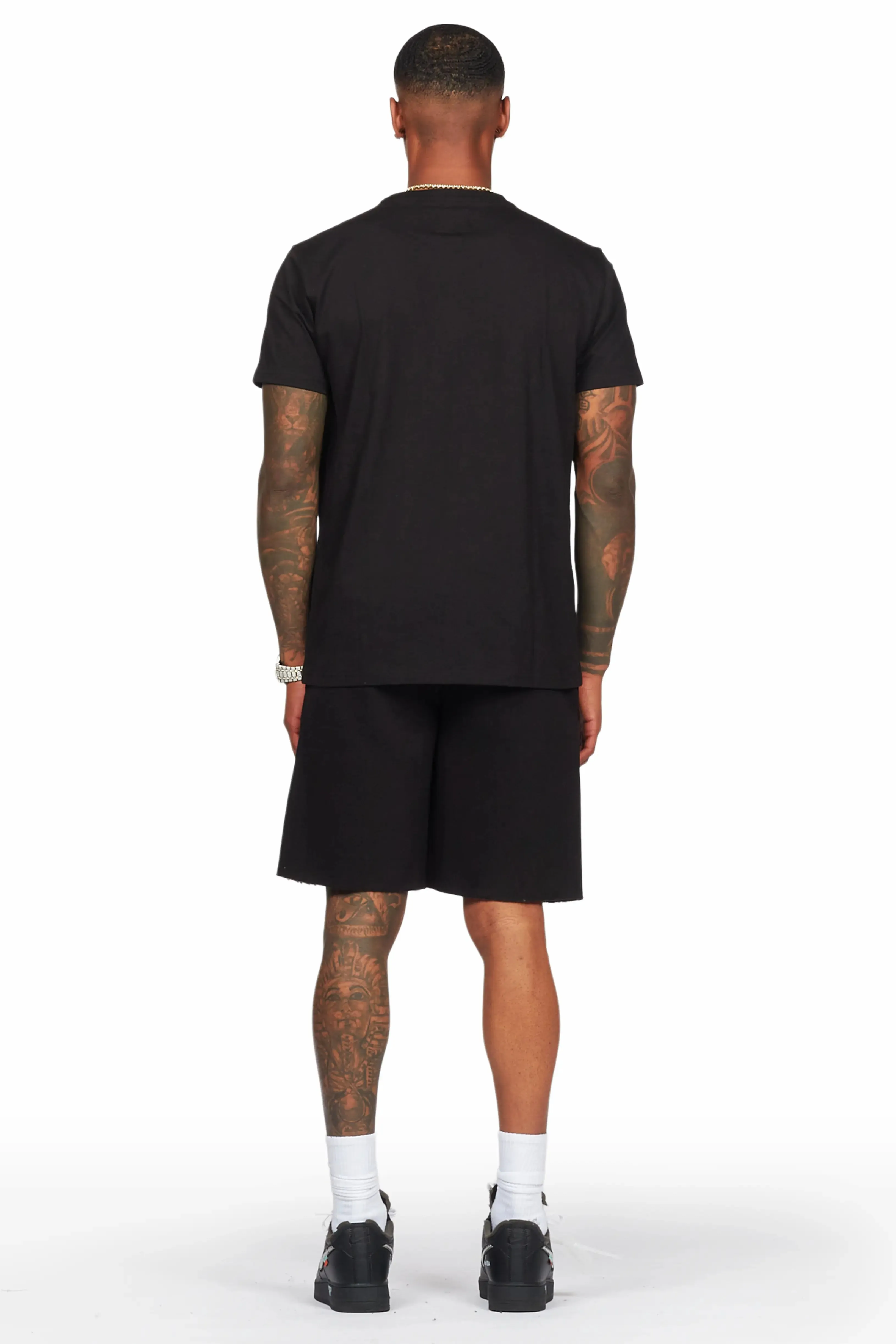 Bolk Black T-Shirt/Short Set