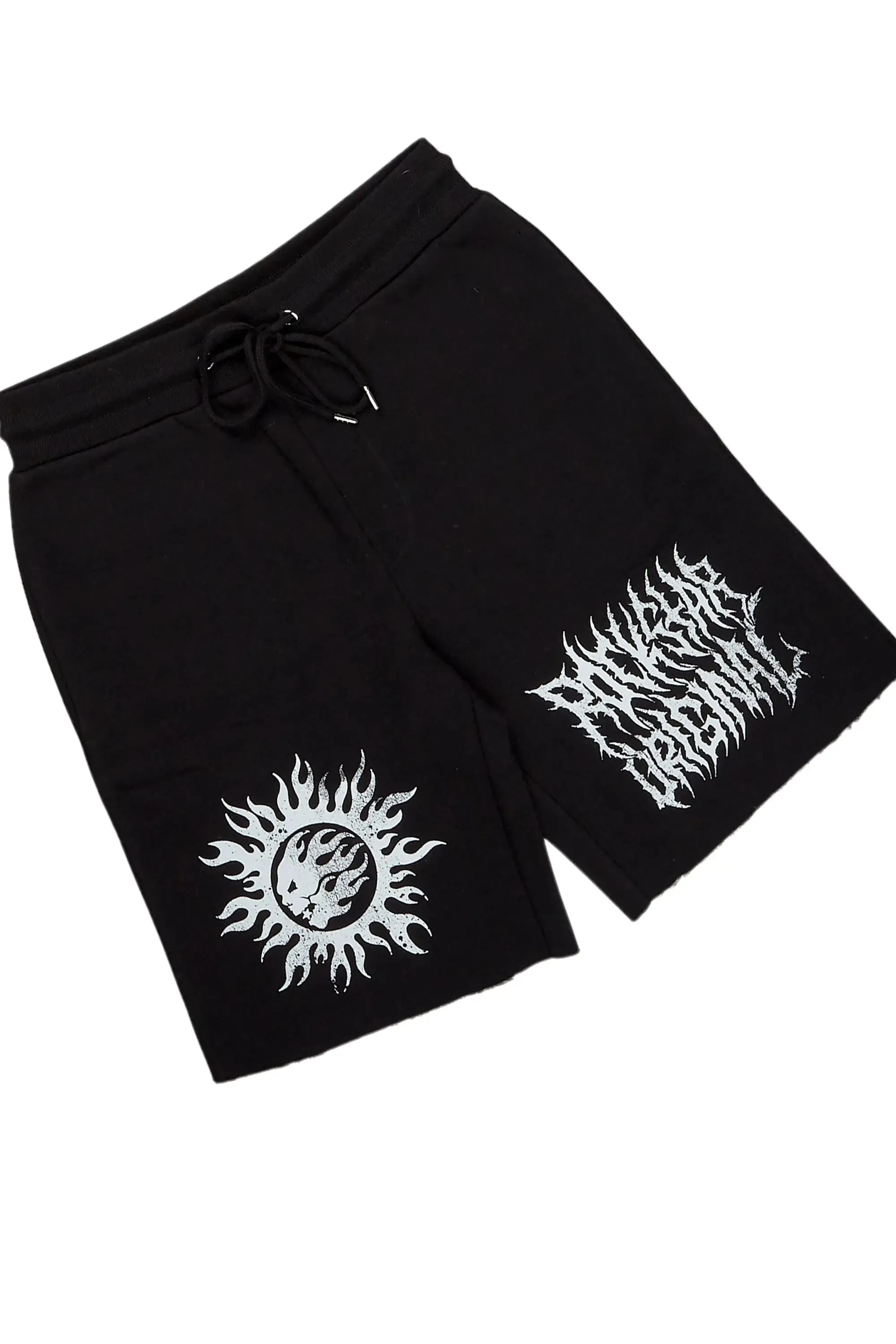 Bolk Black T-Shirt/Short Set