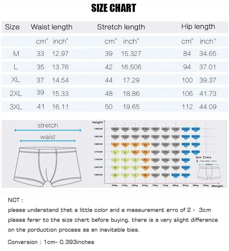 Boxershorts Men Underwear Boxer Shorts Men's Sexy Underpants