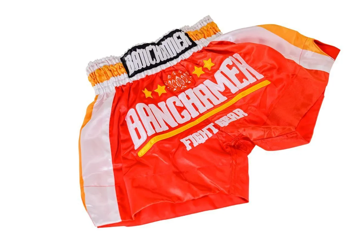 Buakaw Shorts BFG4-4 RED WHITE GOLD