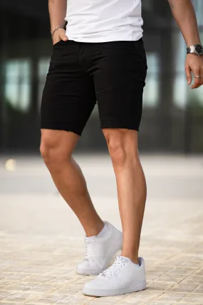 Buy $80 Free Shipping Men's Black Jean Short - Basic Style