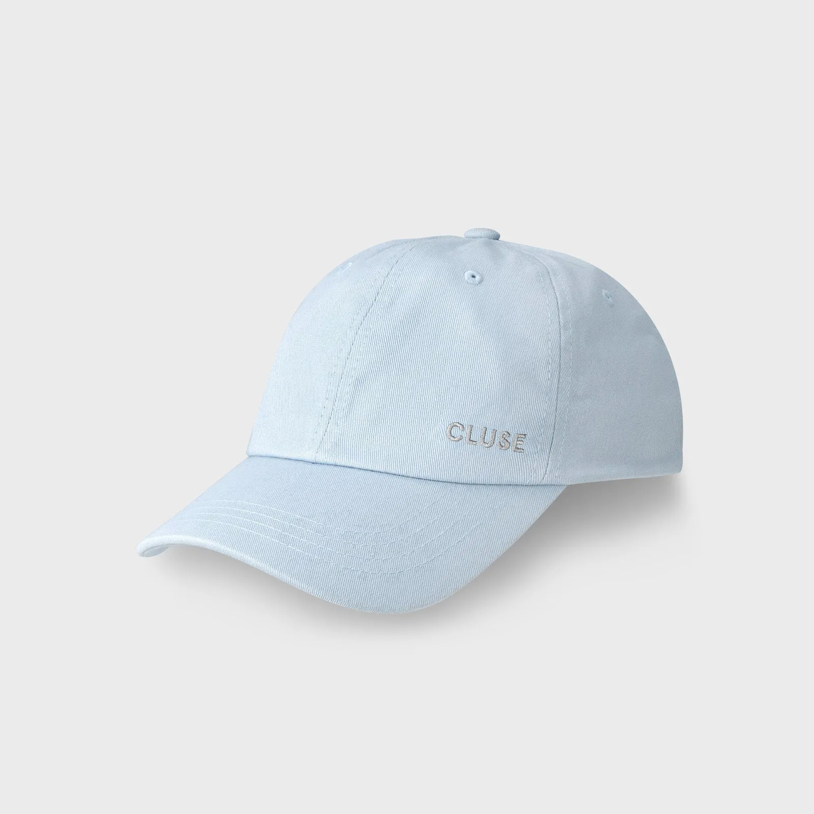 Cap Light Blue, Grey Logo