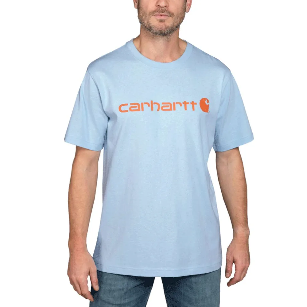 Carhartt 103361 Relaxed Fit Heavyweight Short Sleeve Logo Graphic T-Shirt