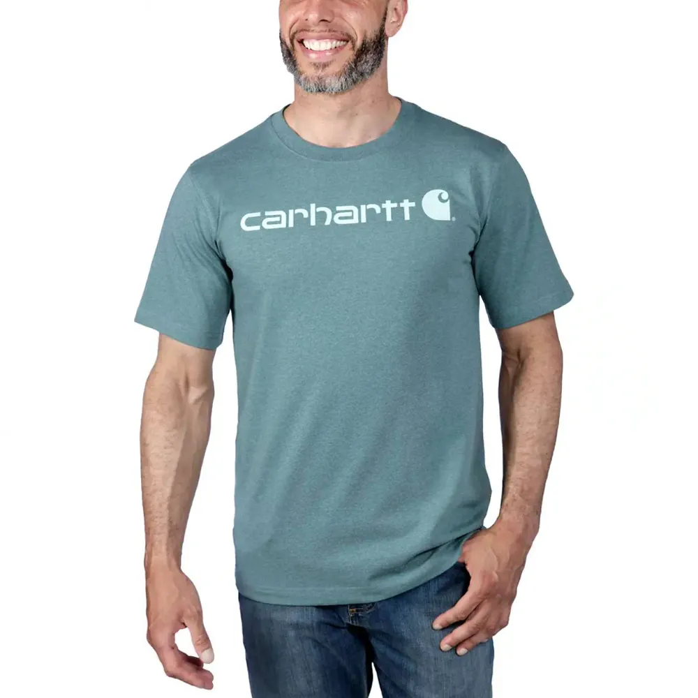 Carhartt 103361 Relaxed Fit Heavyweight Short Sleeve Logo Graphic T-Shirt