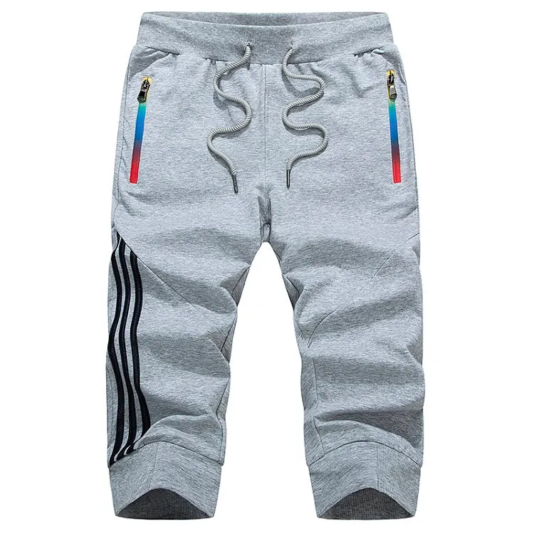 Casual Shorts Men Striped Men's Sportswear Short Sweatpants