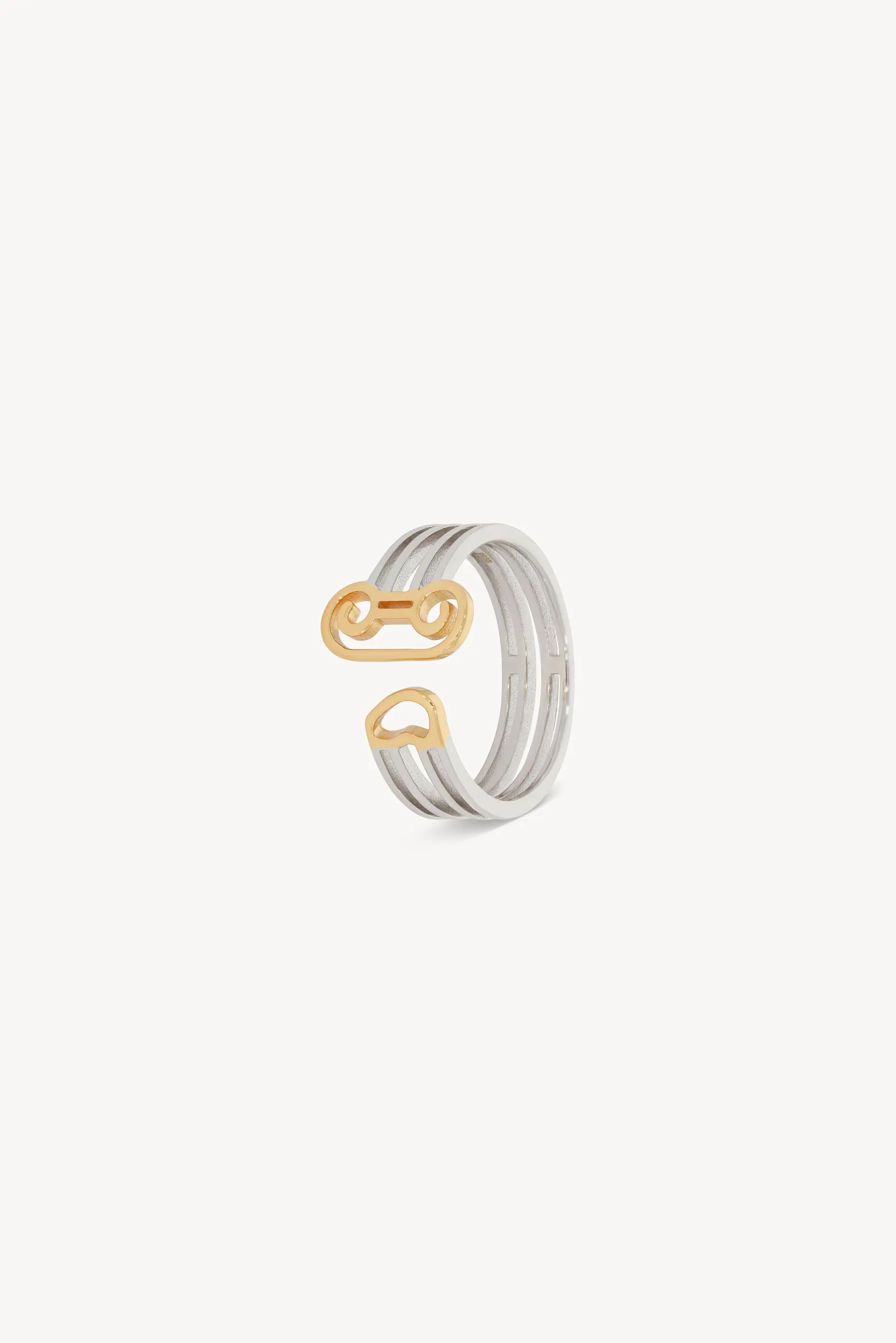 Column Ring - Silver / Gold