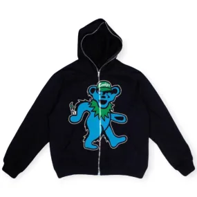 Cookies SF Men Have A Nice Trip Zip Front Hoodie (Black)