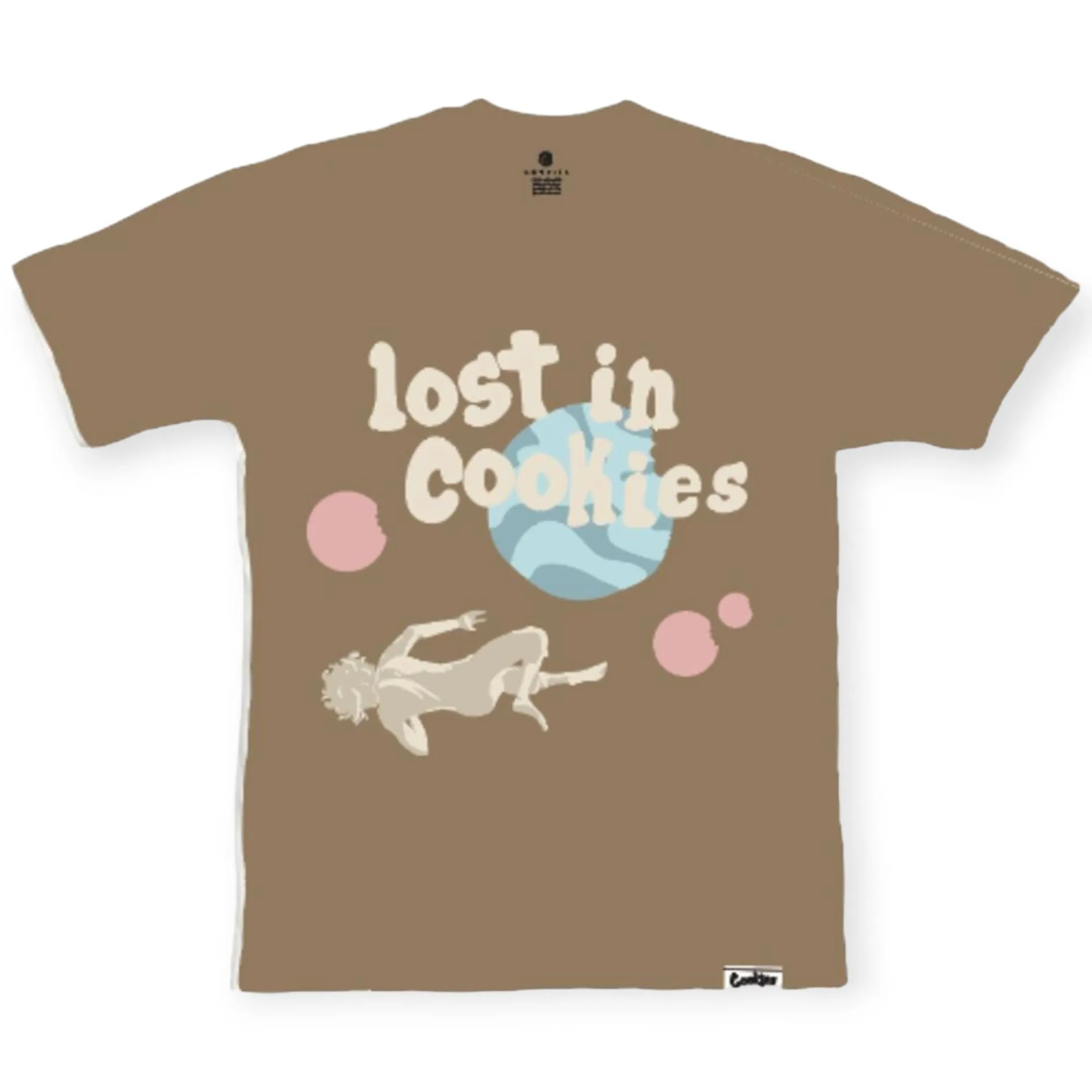 Cookies SF Men  Lost In Cookies SS Tee With Puff Print (Khaki)