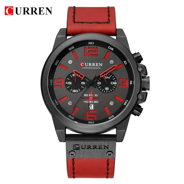 CURREN Top Brand Waterproof Sport Wrist Watch