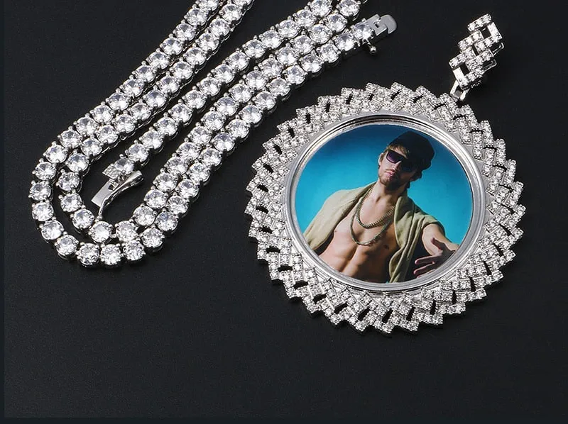 Custom Photo Necklace For Men