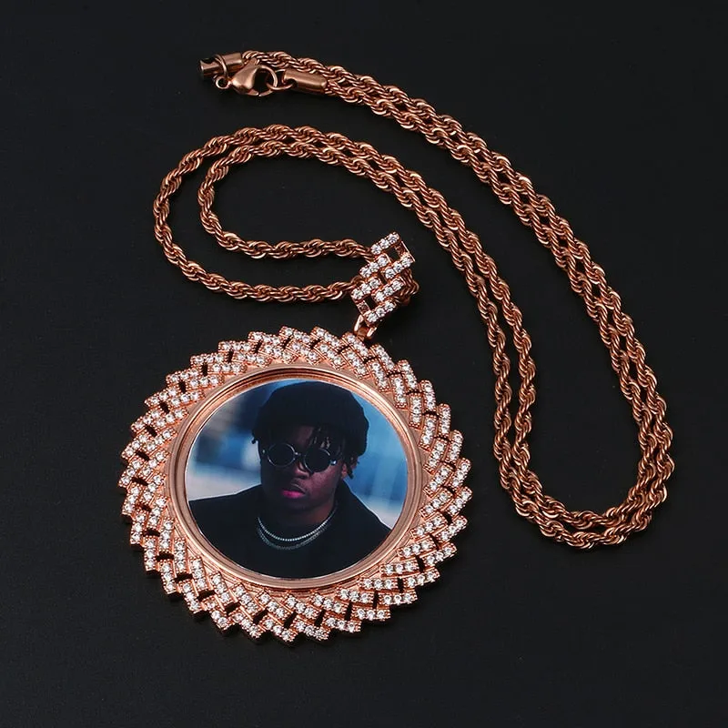 Custom Photo Necklace For Men