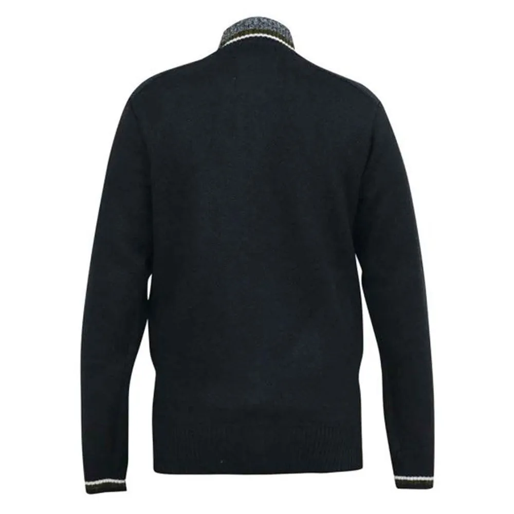 D555 Full Zip Sweater - Salvatore Black