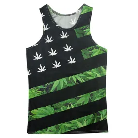 Dank Master Weed Flag Tank Top