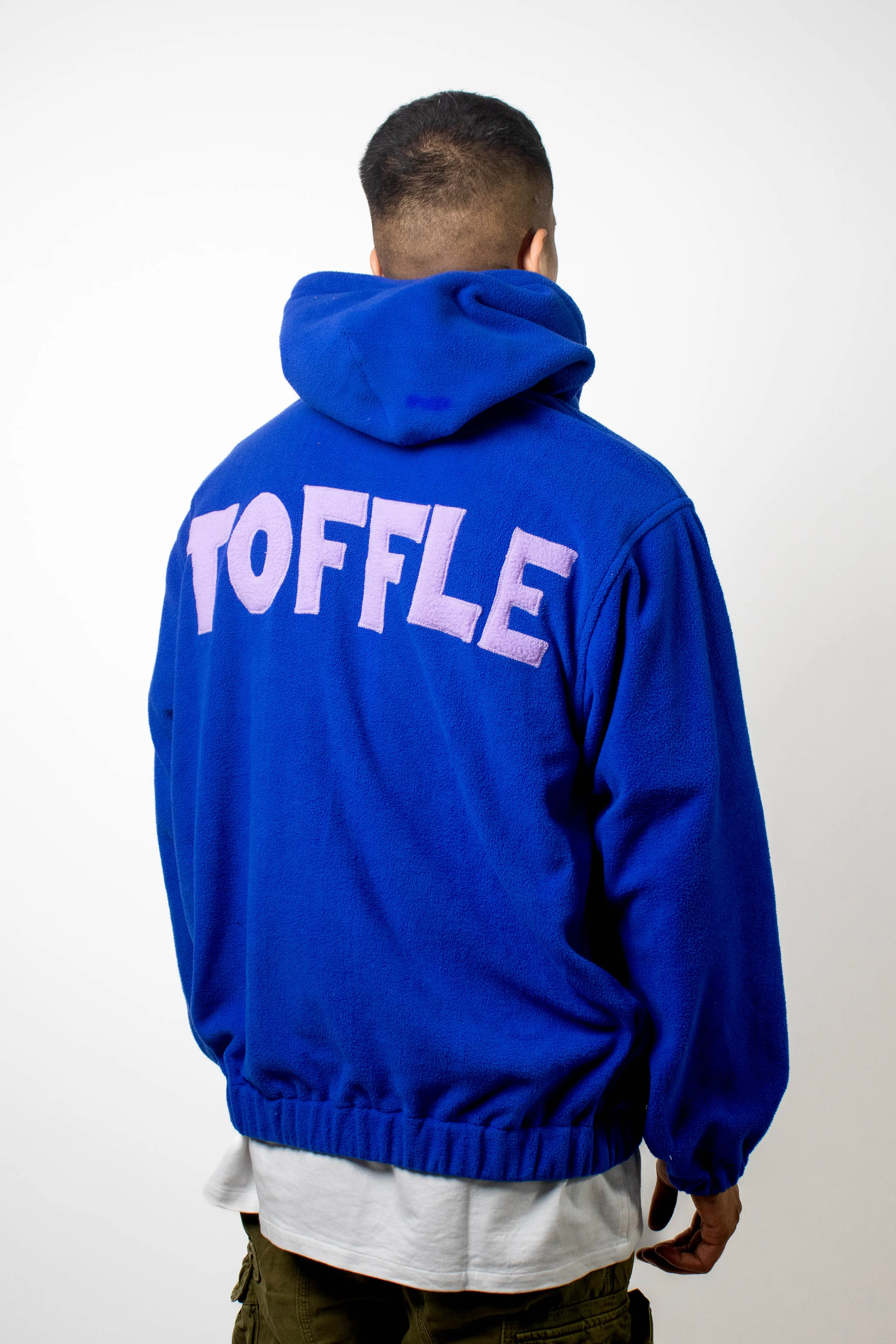 Dark Blue Polar Fleece Hoodie